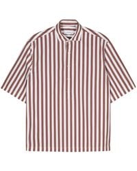 Lardini - Striped Cotton Shirt - Lyst