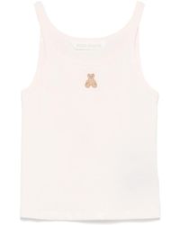 Palm Angels - Top sin mangas con motivo de oso - Lyst