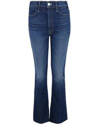 Mother - Frayed Bootcut Jeans - Lyst