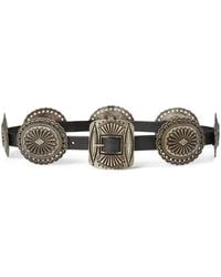 Polo Ralph Lauren - Western-Style Engraved Buckle Belt - Lyst