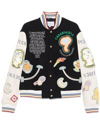 CASABLANCA - Chaqueta bómber con diseño patchwork - Lyst