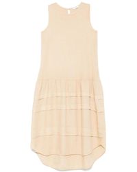 Peserico - Linen Midi Dress - Lyst