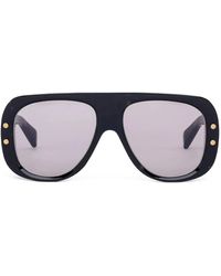 Balmain - Pulse Pilot-Frame Sunglasses - Lyst