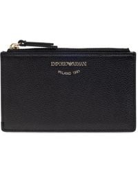 Emporio Armani - Cartera con sello del logo - Lyst