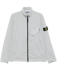 Stone Island - Surchemise À Patch Logo - Lyst