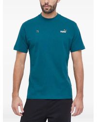 PUMA - Logo-Embroidered Graphic-Print T-Shirt - Lyst