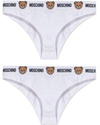 Moschino - Set Aus Zwei Slips Mit Logo-Bund - Lyst