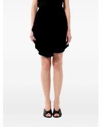Balenciaga - Asymmetric Draped Skirt - Lyst