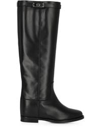 Via Roma 15 - Leather Knee-High Boots - Lyst