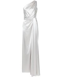 Dolce & Gabbana - Off-shoulder Silk Gown - Lyst