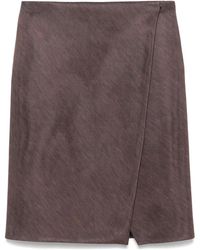 Philosophy Di Lorenzo Serafini - Wrap Midi Skirt - Lyst