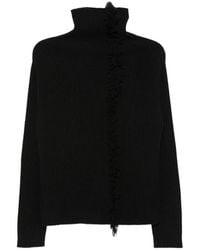 Uma Wang - Fringed Ribbed-Knit Sweater - Lyst
