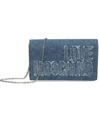 Love Moschino - Borsa A Tracolla Con Applicazione Logo - Lyst