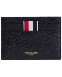 Thom Browne - Leather Credit Card Case - Lyst
