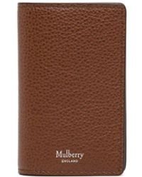 Mulberry Kartenetui aus strukturiertem Leder - Braun