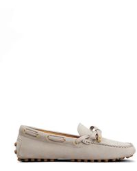 Tod's - Gommino Bow-Detail Loafers - Lyst