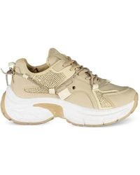 Laura Biagiotti - Crystal-Embellished Chunky-Sole Sneakers - Lyst