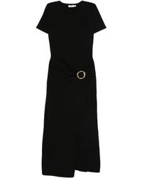 Jonathan Simkhai - Vestido drapeado con cinturón - Lyst