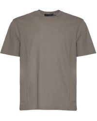 FILIPPO DE LAURENTIIS - Camiseta con cuello redondo de algodón - Lyst