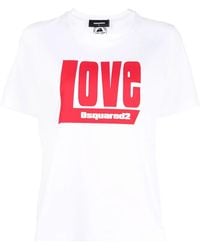 DSquared² - Logo T-Shirt - Lyst