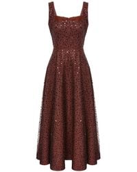 POST MERIDIEM - Sequin-Embellished Maxi Dress - Lyst