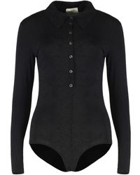 Magda Butrym - Eyelet-Collar Bodysuit - Lyst
