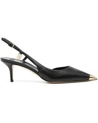 Elisabetta Franchi - 60mm Leather Pumps - Lyst