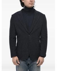 Paolo Pecora - Blazer À Revers Crantés - Lyst