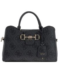 Guess - Logo-Pattern Tote Bag - Lyst