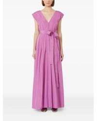 Max Mara - Oggeri Embellished V-Neck Maxi Dress - Lyst
