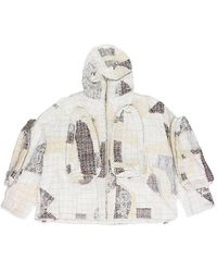 Who Decides War - Tweed Patchwork Hoodid Jacket - Lyst