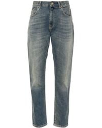 Eleventy - Jean À Coupe Slim - Lyst