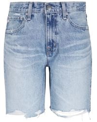 AG Jeans - Ex-Boyfriend Denim Shorts - Lyst