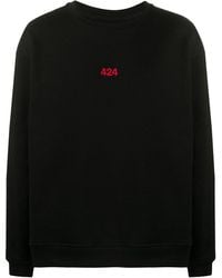 424 - Sweatshirt mit Logo-Print - Lyst