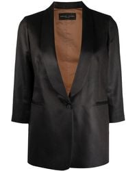 Fabiana Filippi - Single-Breasted Cotton Blazer - Lyst