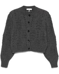 FRAME - Cardigan À Design Texturé - Lyst