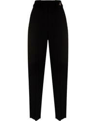 Aeron - Madeleine Logo-plaque Knitted Trousers - Lyst