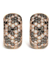 Leo Pizzo - 18kt Rose Gold Leopard Diamond Earrings - Lyst