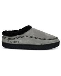 Sorel - Lanner Ridge Iii Whipstitch Shearling-Trim Slippers - Lyst
