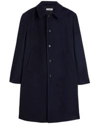 Jil Sander - Single-Breasted Wool Coat - Lyst