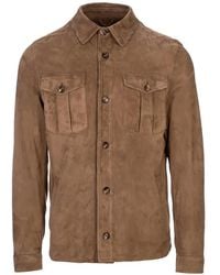 KIRED - Buttoned Flap-Pocket Overshirt - Lyst