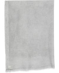 Faliero Sarti - Sciarpa Diamante Con Frange - Lyst