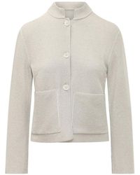 Gran Sasso - Button-Up Patch-Pocket Cardigan - Lyst