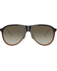 Brunello Cucinelli - Pilot-Frame Sunglasses - Lyst