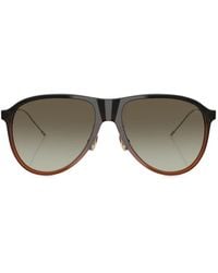Brunello Cucinelli - Pilot-Frame Sunglasses - Lyst