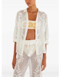 FARM Rio - Floral Buttoned Shirt - Lyst