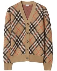 Burberry - Vintage Check Vest Van Wolblend - Lyst