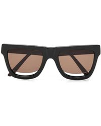 Gloria Coelho - Sonnenbrille Mit Cut-Outs - Lyst