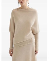 Agnona - Asymmetrical Cashmere Sweater - Lyst