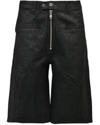 FILTH - Waxed Panelled Shorts - Lyst